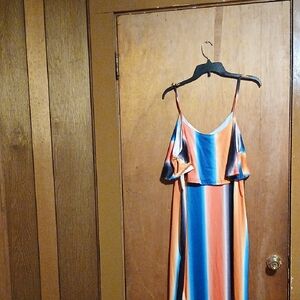 Colorful Striped Dress